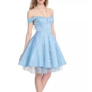 Disney CINDERELLA Elegant Blue Lace  Dress Designed For Hot Topic